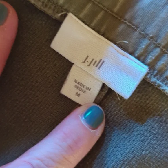 J. Jill Cozy Pants! Well Loved. Organic Stitched Side Seams. Sz M. - Picture 5 of 13